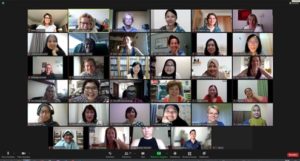 Screenshot of most attendees of the Zoom-Meeting