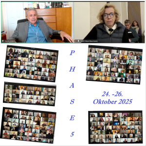 Collage an screenshot von 300 Seminarteilnehmenden