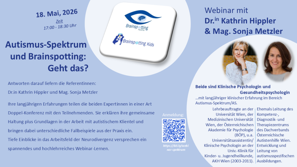 Flyer mit Fotos einer blonden und einer dunkelhaarigen Frau